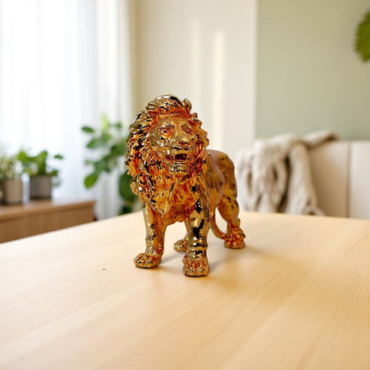 Golden Lion Statue