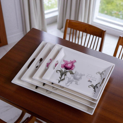 Dinewell Tray Set 4Pcs