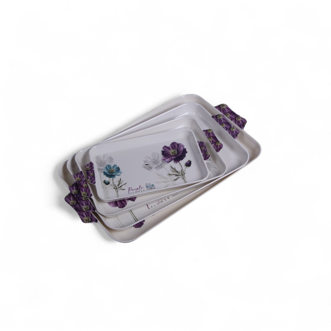 Dine Decor Tray Set 4Pcs