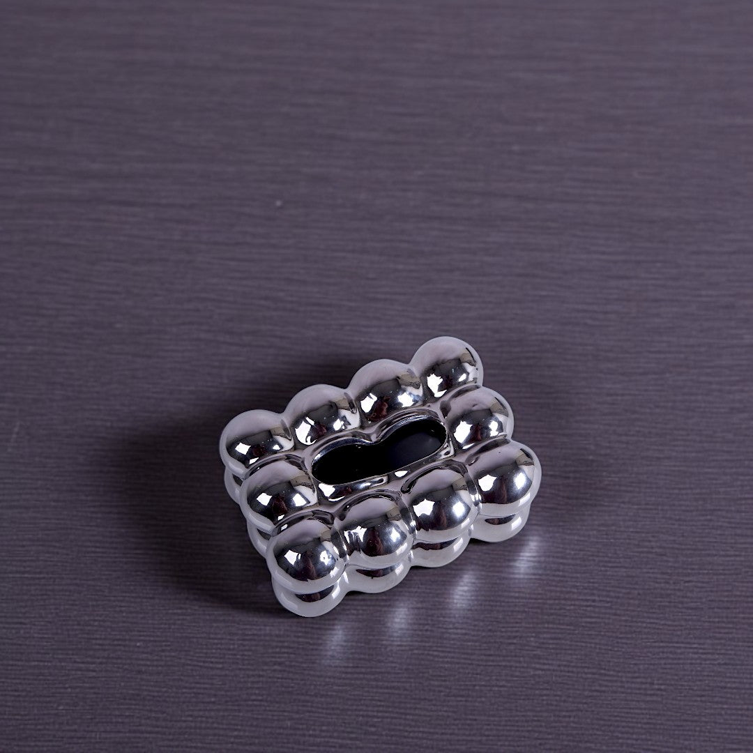 Silver Tissue Box