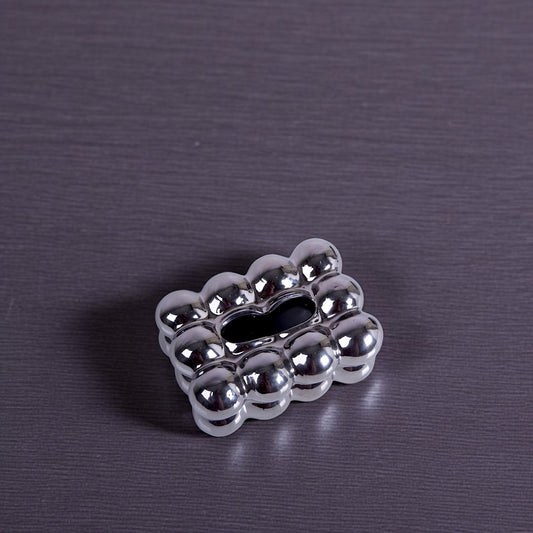 Silver Tissue Box