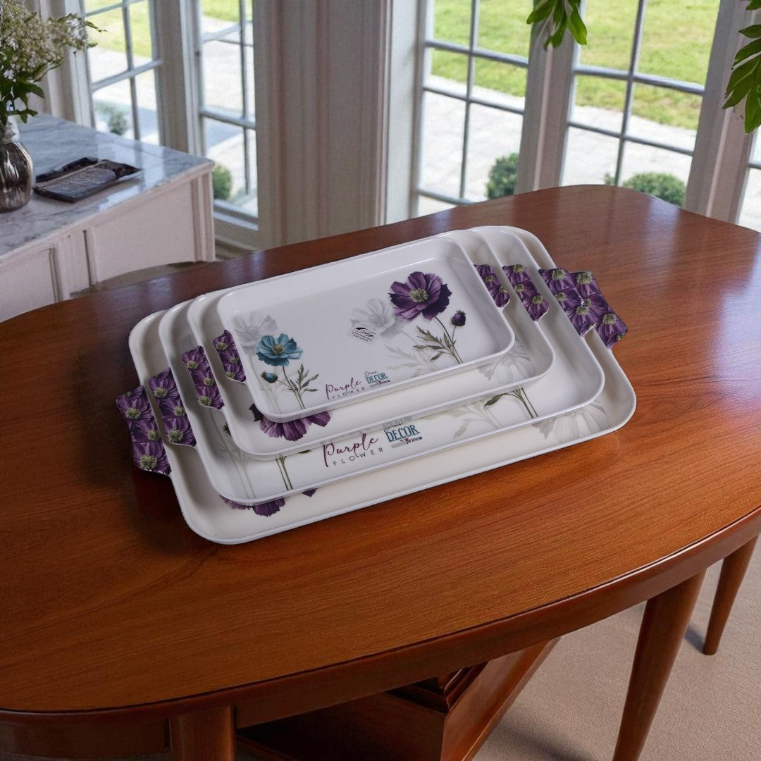 Dine Decor Tray Set 4Pcs