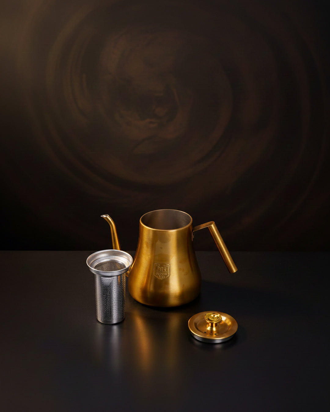 Tea Pot 2L Gold 25--45