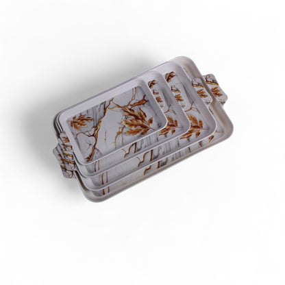 Dine Decor Tray Set 4Pcs