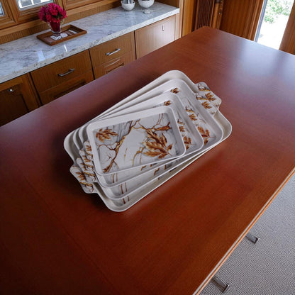 Dine Decor Tray Set 4Pcs
