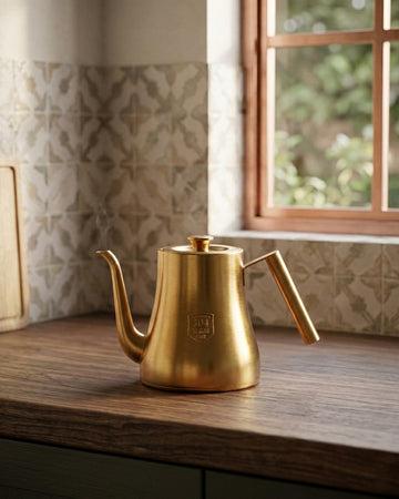 Tea Pot 2L Gold 25--45