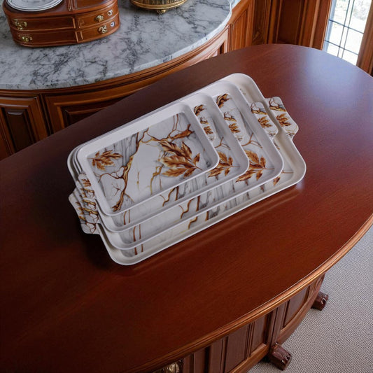 Dine Decor Tray Set 4Pcs