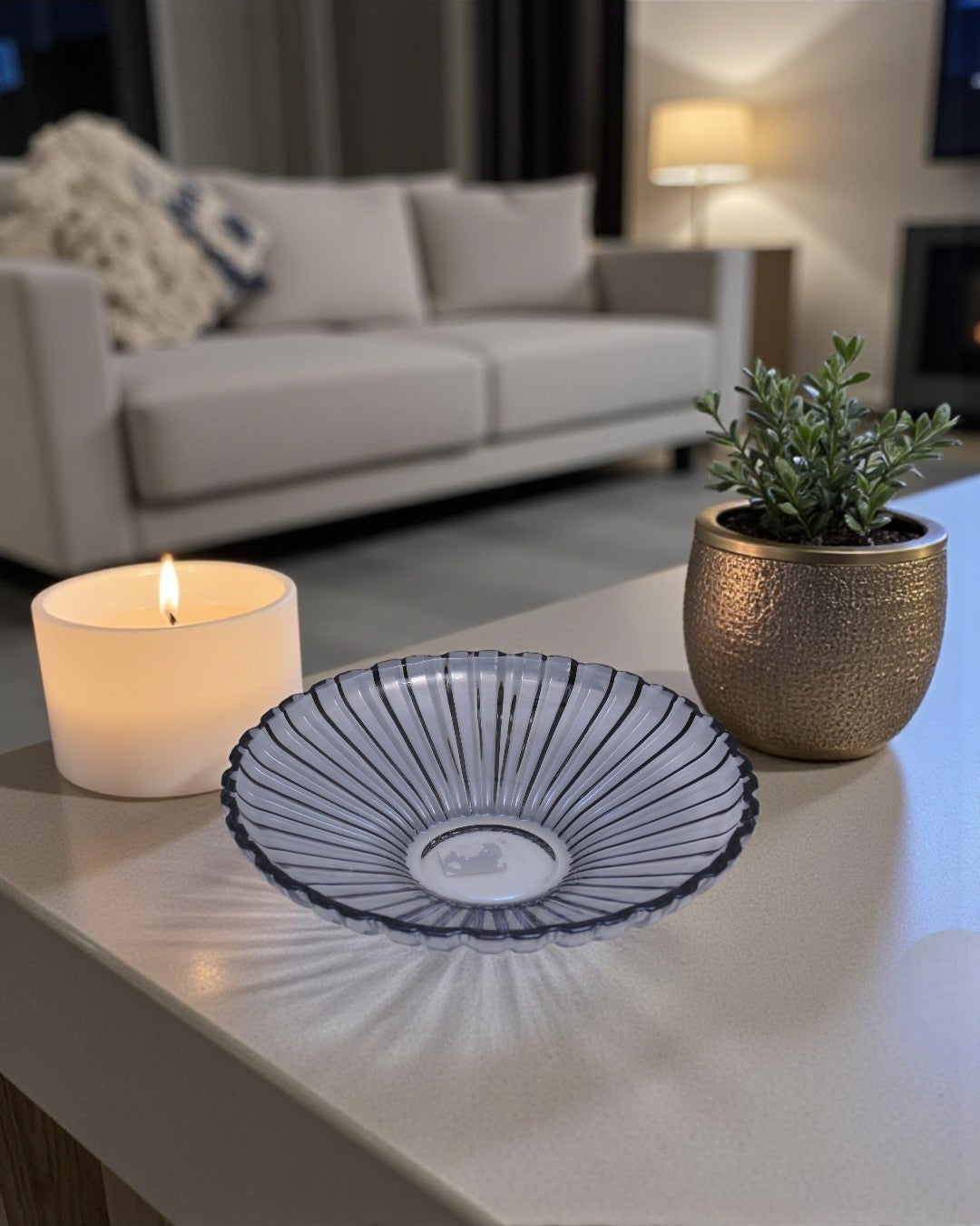 LZO128-1 AMBER GLASS