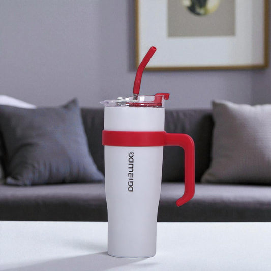 White & Red Tumbler