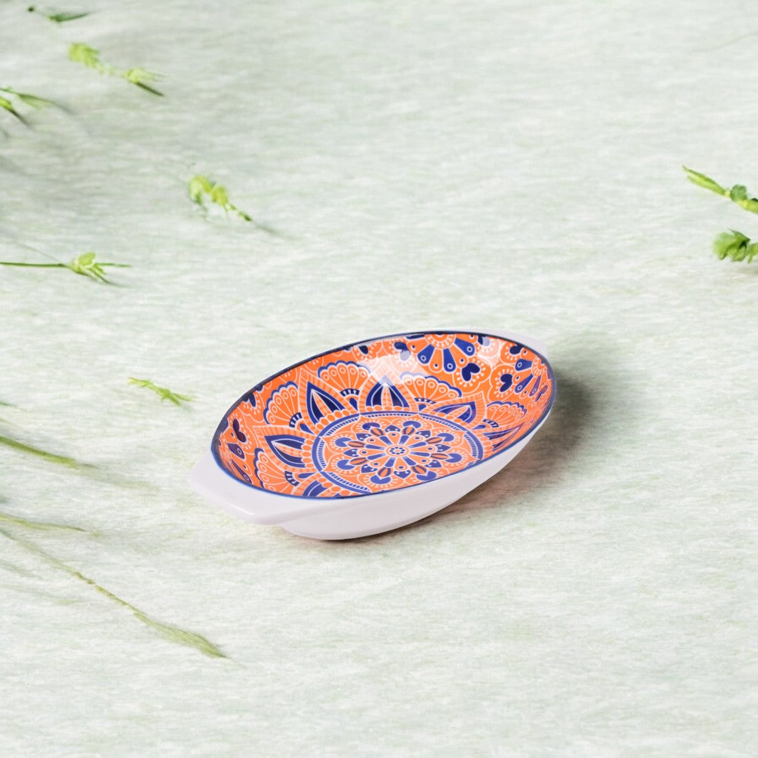 Ceramic Flower Print Tray