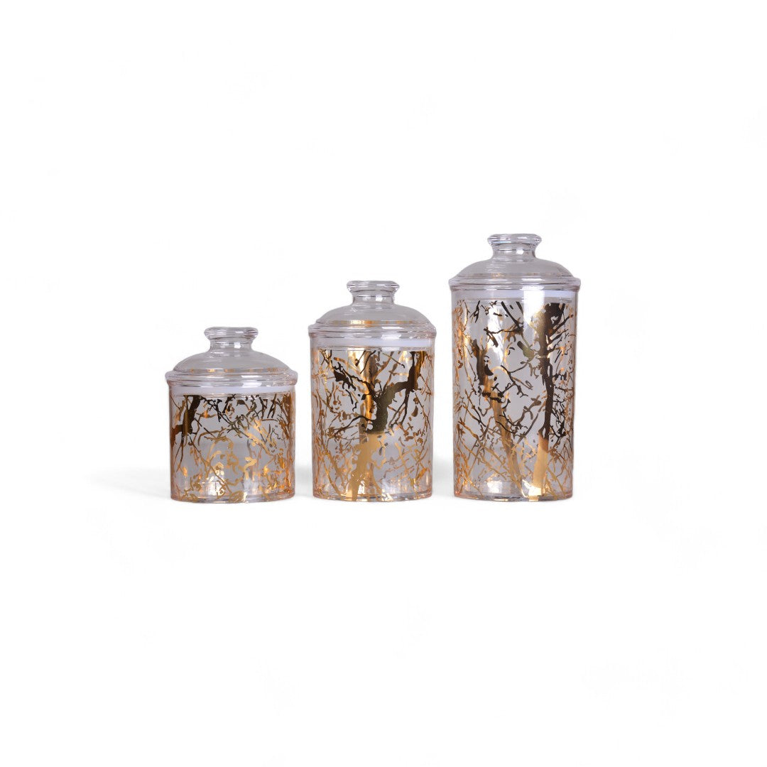 3Pcs High Quality Airtight Acrylic Jar