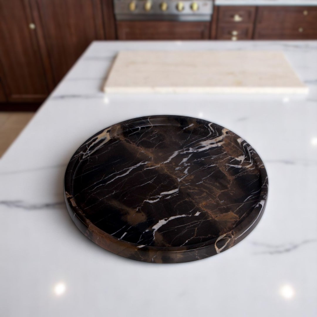 Marble Round Trays