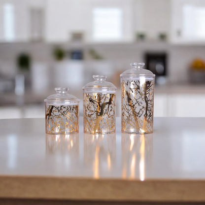 3Pcs High Quality Airtight Acrylic Jar