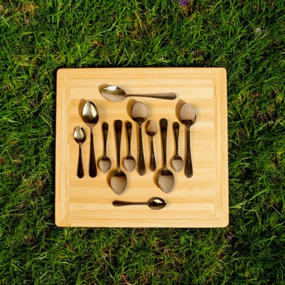 Golden Cutlery Set 24Pc
