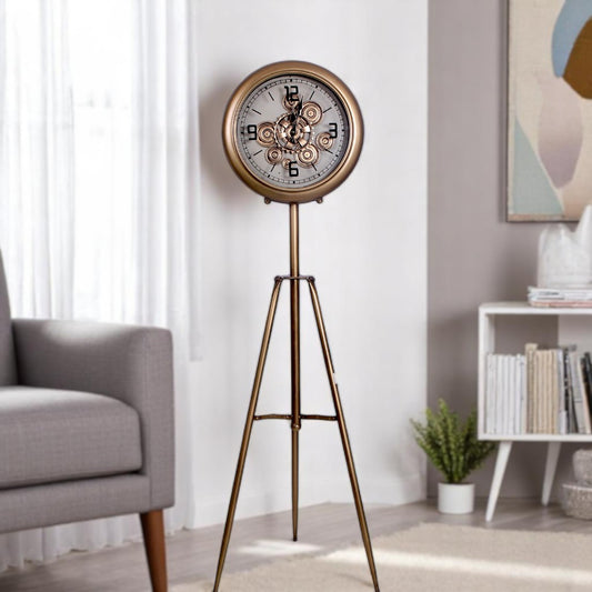 Golden Floor Tripoo Clock