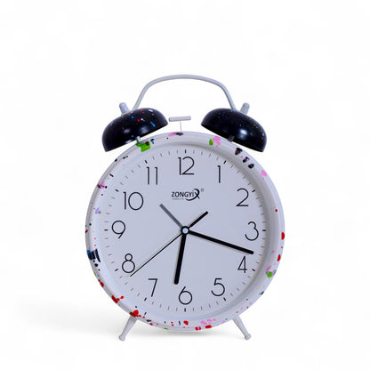 White Table Alarm Clock