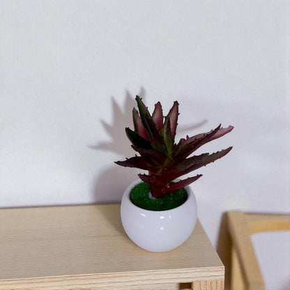 Red Artificial Potted Flower