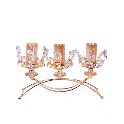 Metal Candle Stand Showpiece