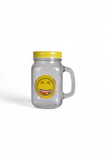 Glass Mason Jar Mugs With Lid LX-022