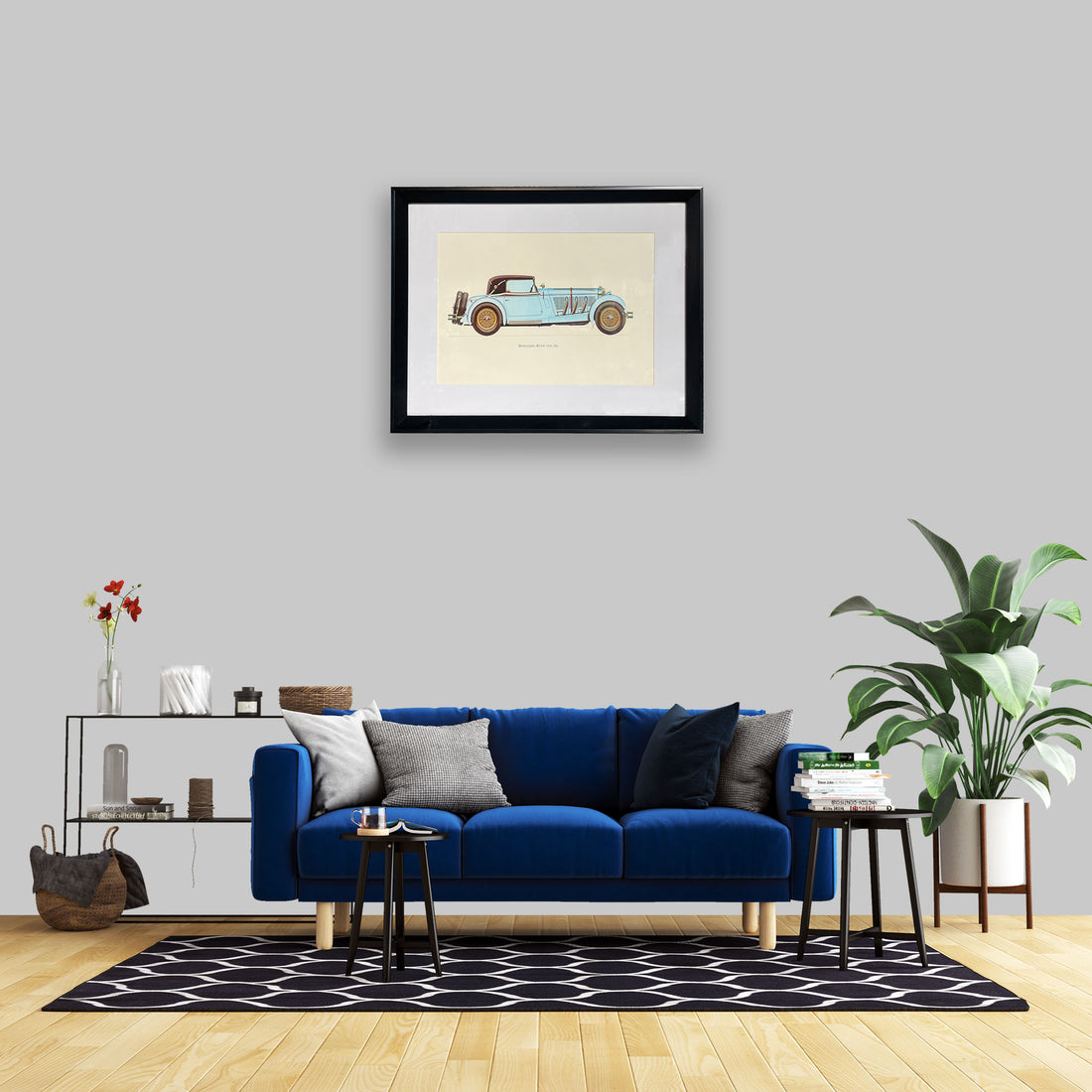 Wall Antique Art | Painting Car Art D-32800