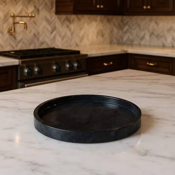 Marble Round Trays