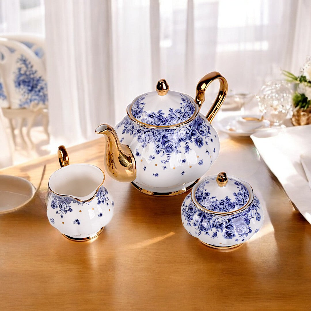 Ceramic Floral 75Pc Dinner Set