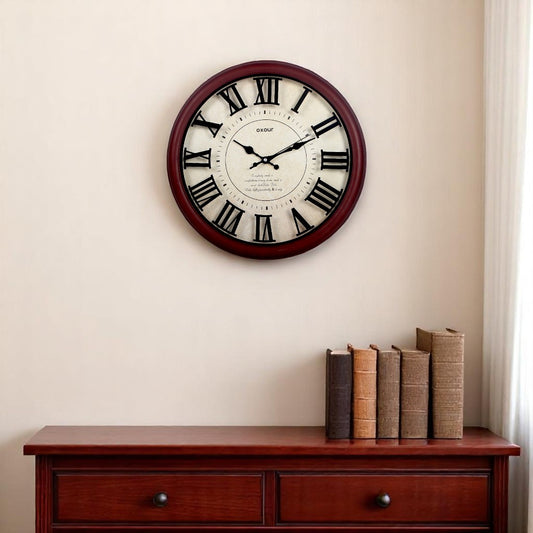 Brown & Beige Wall Clock