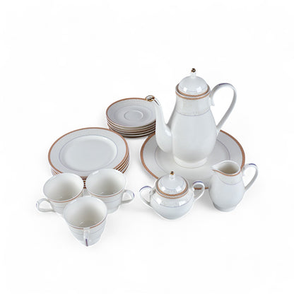 Corelle  Multi White 24Pc Tea Set (M072/2-M010B)