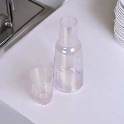 Bedside Water Carafe Set Bottle + Glass