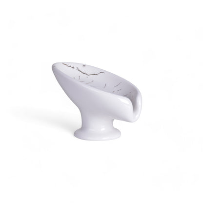 Ceramic Drain Soap Holder Leaf Shape|Bathroom Accessories