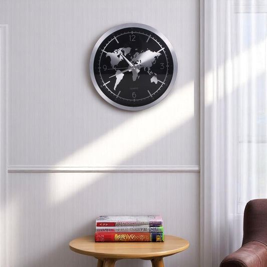 Black & Silver Wall Clock