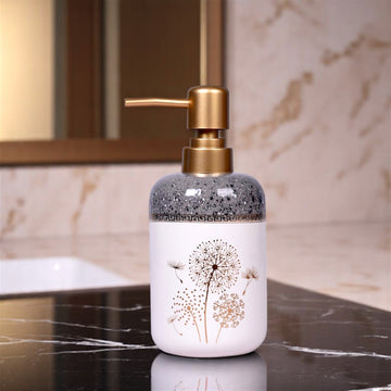 White & Golden Soap Dispenser