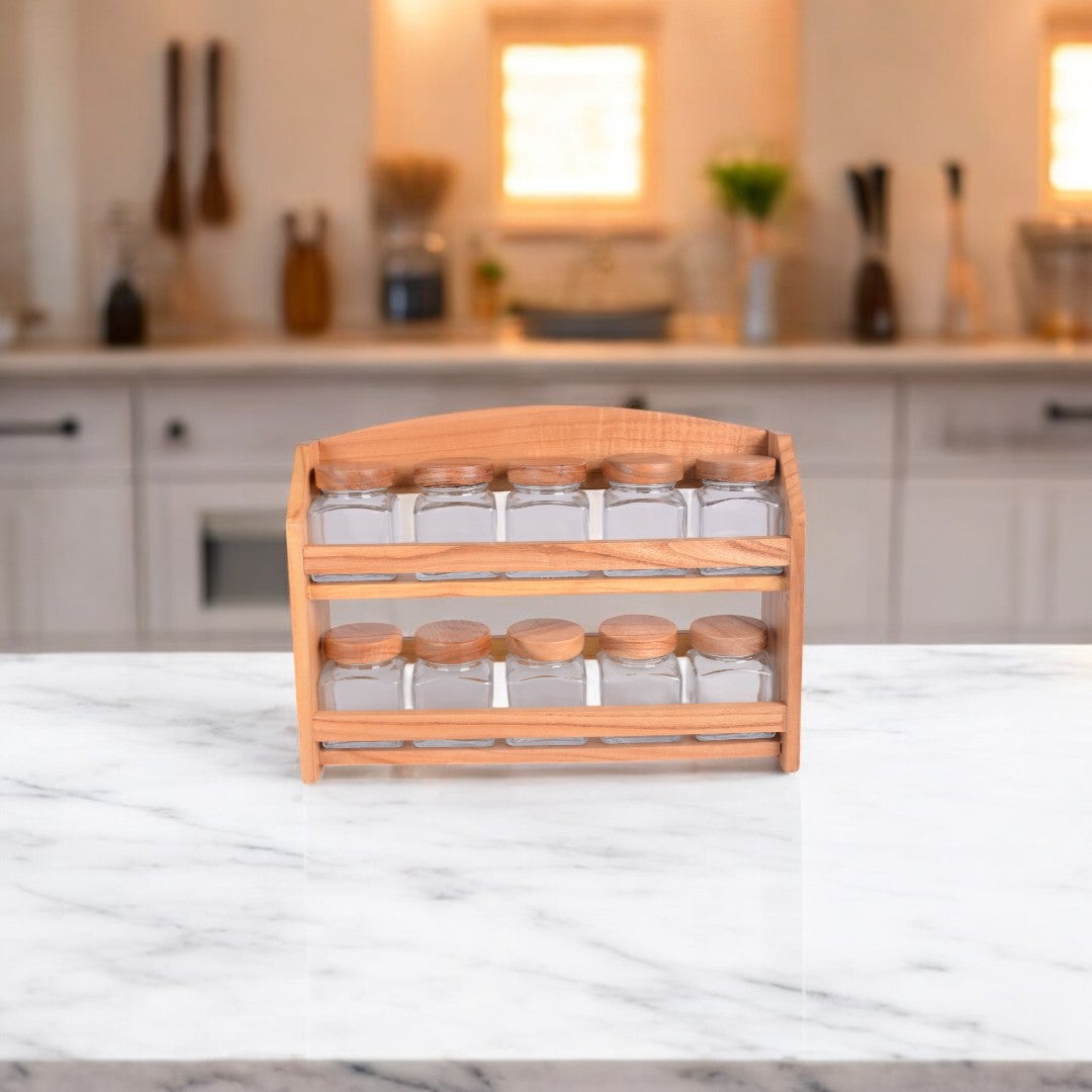 Treadeu Spice Rack Spices Rack Square | Stylish & Functional Spice Storage – Modiano