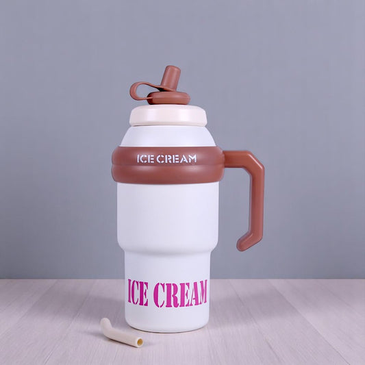 White & Brown Tumbler