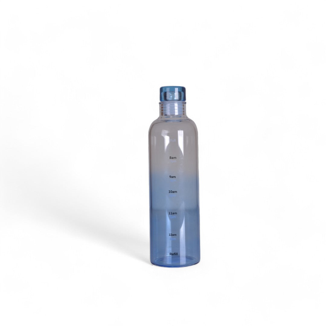 Transparent With Time Scale Water Bottle